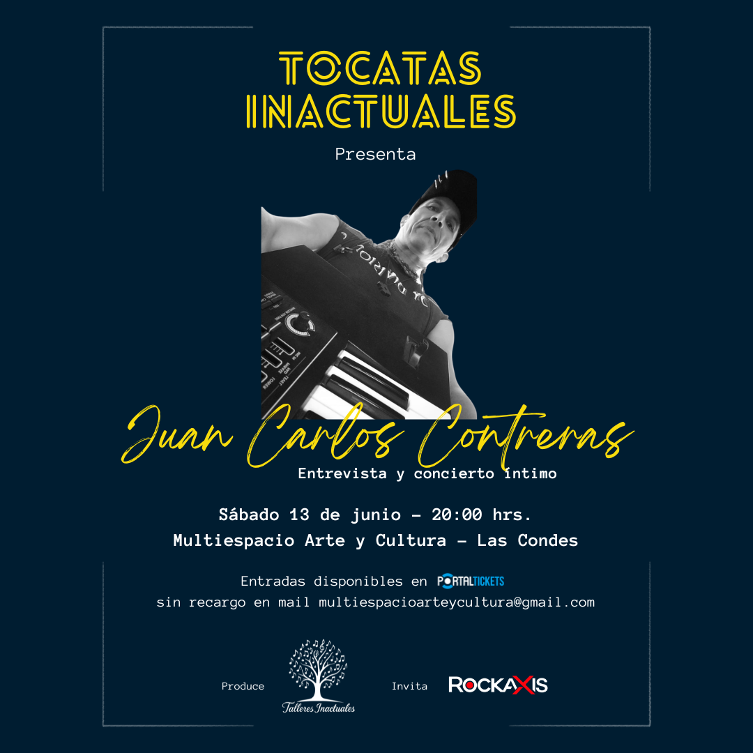 Sábado 13 de junio: se acerca nueva fecha de Tocatas Inactuales